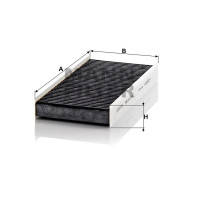 Фильтр салона MANN-FILTER CUK 3847